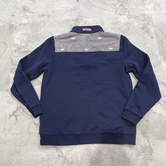 Girls Vineyard Vines Shep Shirt Sweater‎ Pullover Blue Solid Size XLarge 16 - Picture 2 of 5